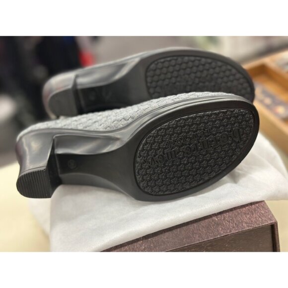 Bernie Mev Womens Silver/Pewter Woven Mesh 3" Heeled Shoes With Memory Foam Comf - Picture 5 of 7